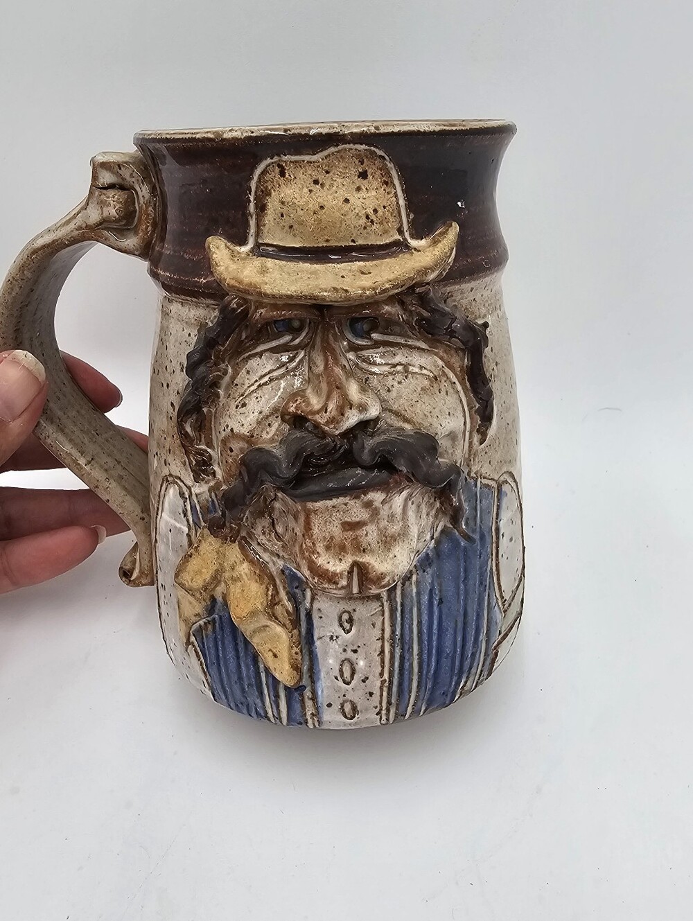 Cowboy character mug